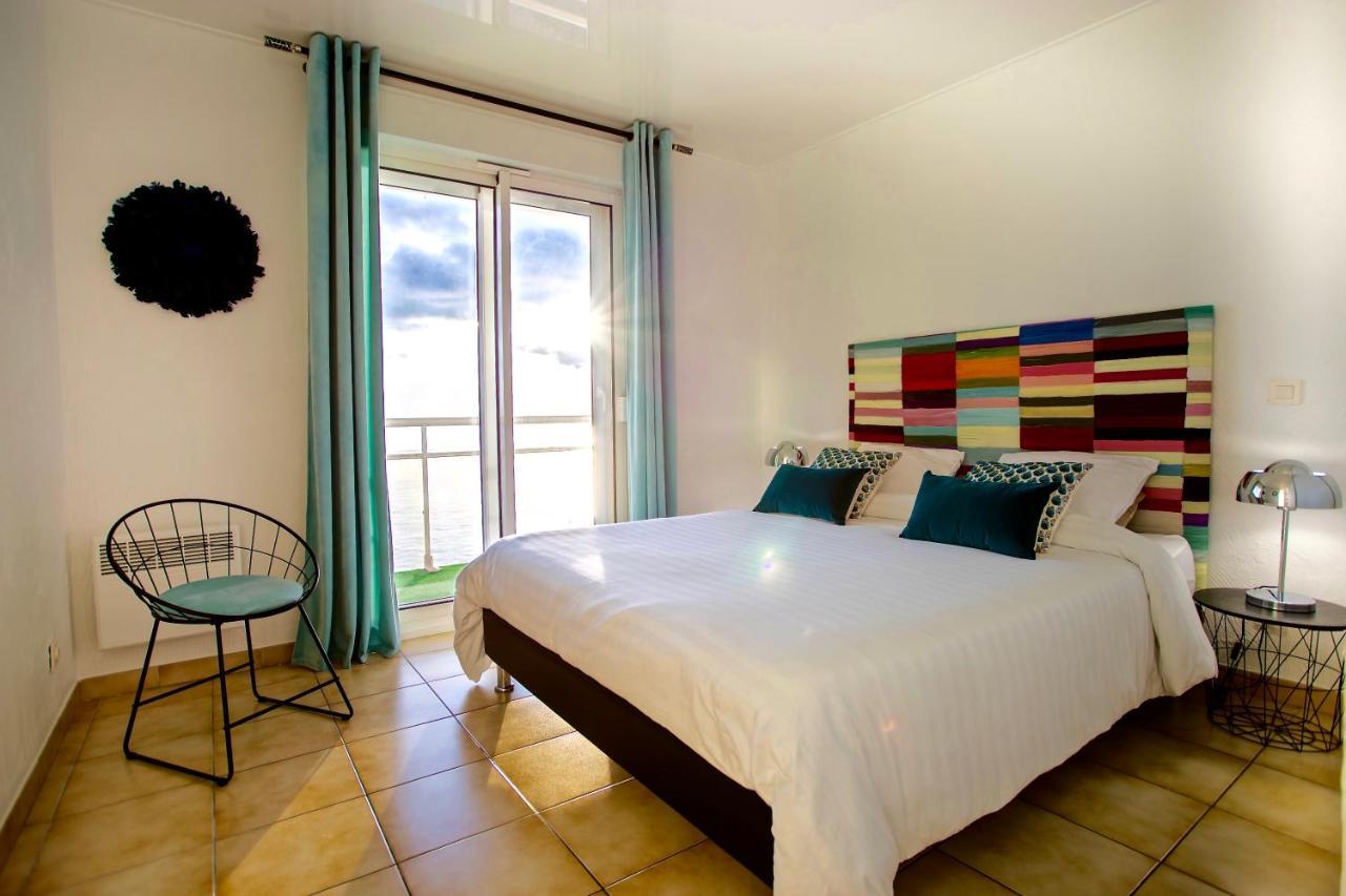 Vue Exceptionnelle Debut Cap Corse La Pier Noire Appartement San-Martino-di-Lota Buitenkant foto