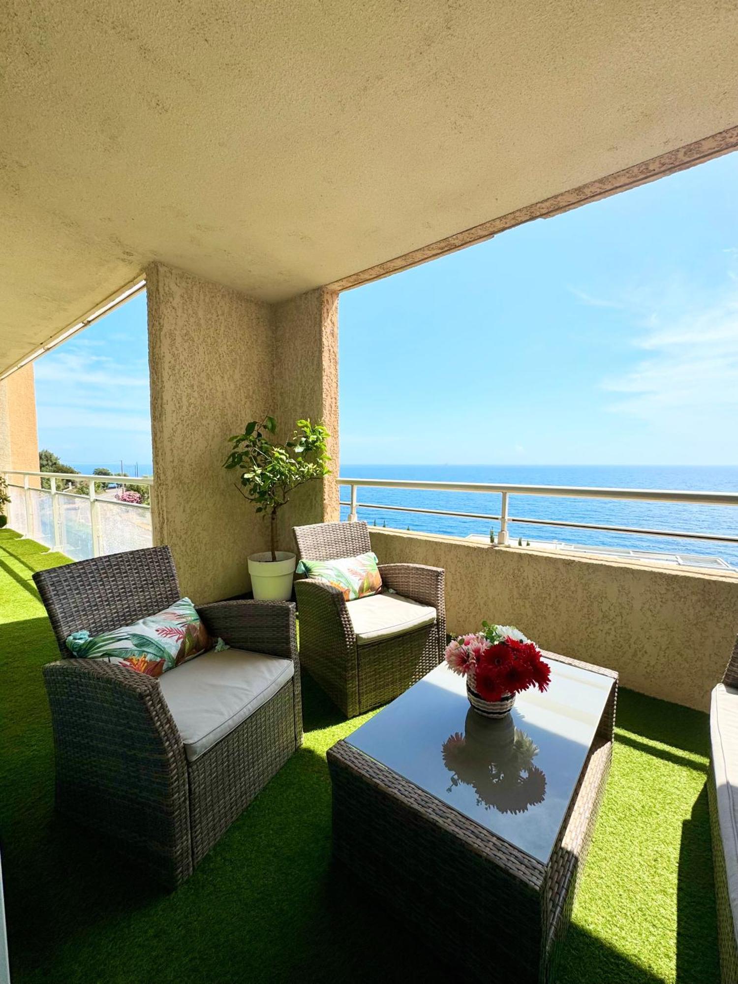 Vue Exceptionnelle Debut Cap Corse La Pier Noire Appartement San-Martino-di-Lota Buitenkant foto